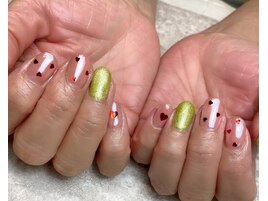 ホログラムネイル/大人ガーリー
