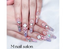 ミラーグラデーションネイル
