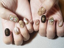 moqu.【モク】/手描きアートネイル