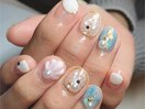 清涼感あるマーメイドネイル☆
