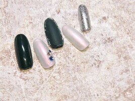 (1720)ぷくぷく囲みネイル