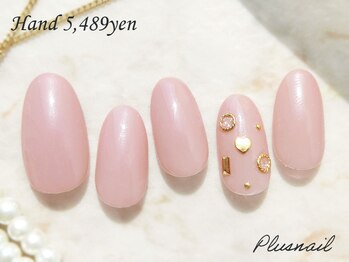 プラスネイル 銀座中央通り店(PLUS NAIL)/【2394】定額5,489円ハート