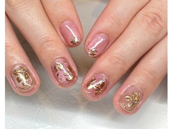 ラヴィネイル(La Vie Nail)/ミラーフラワー/透け感/秋冬