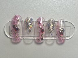 水引き/お正月/和装ネイル