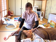 ミータイム(me time)の雰囲気（乳腺ケア・猫背・巻き肩・肩こりなどの改善ケアもあります^ ^◎）