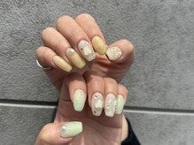 アンネ 伊丹店(ANNE)/リボンネイル×ハートネイル