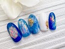 水面アートネイル♪