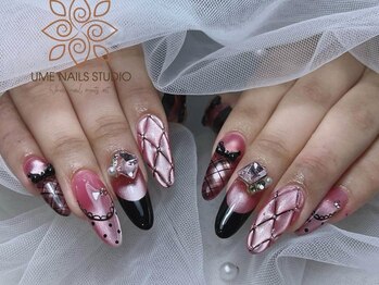 ウメネイルスタジオ(UME NAIL STUDIO)/* 長 さだしやり放題×つけ放題