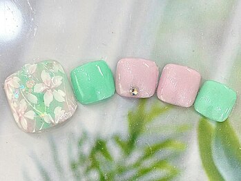 ティーエヌ 辻堂店/フット定額ネイル☆7700円