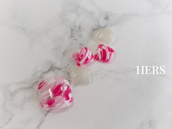 ハーズ(HERS)/FOOT シンプルアート