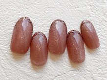 リーチェ ビューティアンドネイルサロン 大名店(Beauty&Nail Salon)/キラキラフレンチネイル☆