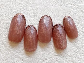 リーチェ ビューティアンドネイルサロン 大名店(Beauty&Nail Salon)/キラキラフレンチネイル☆