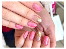 マニネイル 高の原店(mani nail)/ニュアンスピンク