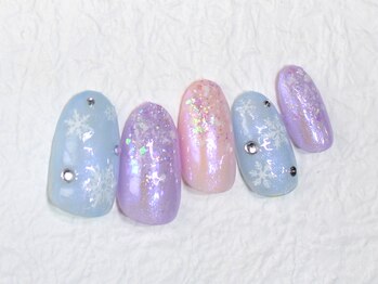 ユースタイル 新宿店(U-style)/パステル結晶ネイル