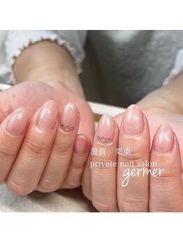 ジェルメ(germer)/ピンクのワンカラーにアクセント