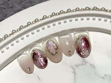 グリッター(GLITTER)/ニュアンスフレンチ