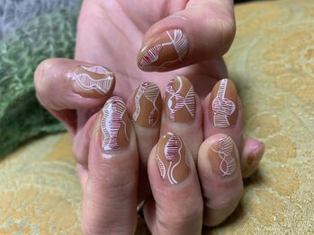 ブランシュ 藤沢(Blanche)/オーダーメイドネイルキャラメル