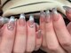 ネイルスペース ジェイズ ピンキー(NAIL SPACE J's PINKY)の写真/【美フォルム×モチに自信アリ◎】ワンカラ―/ラメグラ/ストーン載せ放題♪オフ込★スカルプ付放題￥14200