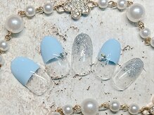 パッチリオメメ 海老名店(Patchiri Omeme)/塗りかけネイル¥3980