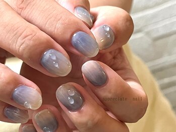 アプリシーエイトネイル(appreciate nail)/【おまかせ】雫グラデ♪