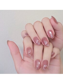 ニューネイル 池袋(NEW NAIL)/桃色の恋心