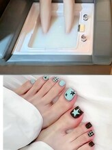 ユニコーンネイル 原宿表参道(unicorn nail)/フットお持ち込みデザイン