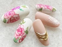 ネイリックス アヴェニール(NAILX avenir)/たらしこみローズ