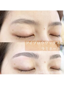 ラッシュスタイル 春日井店(Lash style)/アイブロウWAX＋ラミネート☆