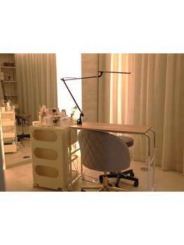 個室があるサロン