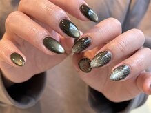 サンジュウヨン(34)/フラッシュ×マグネットネイル