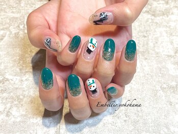 アンベリール 横浜店(Embellir)/スノーマンネイル