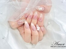 まつげエクステアンドネイルサロン アモル 恵比寿店(Amor)/うるちゅる×チークネイル