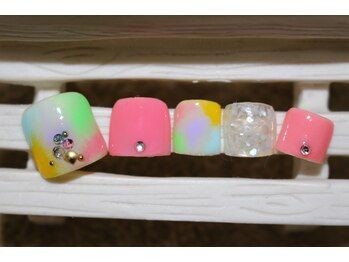 ネイルサロン ユーア(Yu a)/フット定額デザイン　￥9480