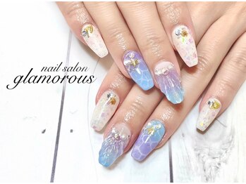 ネイルグラマラス 西新井店/《パラジェル》マーメイドネイル