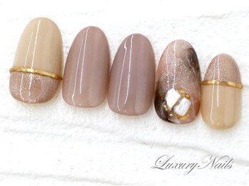 ラグジュアリーネイルズ オオミヤ(Luxury Nails Omiya)/くすみ*ニュアンスデザイン