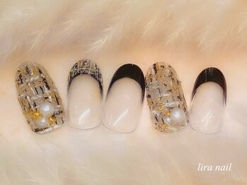 ツイードネイル/パラジェル/銀座