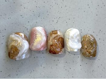 アイネイルズ 池袋店(I-nails)/インクミラーニュアンス