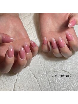 ネイルズミラク(nail's mirac.)/透け感ネイル