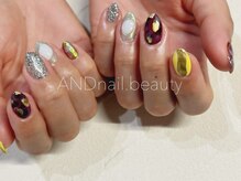 アンドネイル ビューティー(AND nail,beauty)/春ネイル/ニュアンス/藤沢