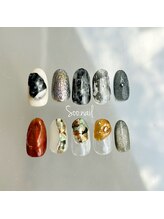 ソーネイル(Soo.nail)/9月定額ネイルシンプルデザイン