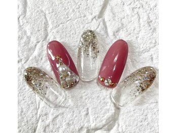 ミュナ(myuna)/クリスマスツリーネイル