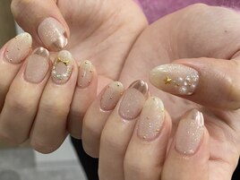 キラキラクリスマスネイル☆