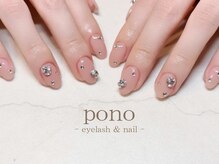 ポノ(pono)/Vカットネイル/ワンホンネイル