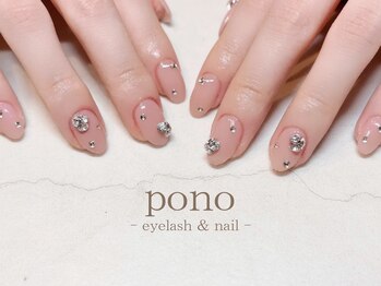 ポノ(pono)/Vカットネイル/ワンホンネイル