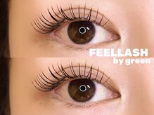 フィールラッシュ バイ グリーン(FEELLASH by green)/LED120本(目尻長めデザイン)