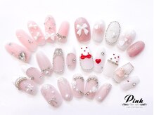 ネイルコレクション ベビーピンク(Baby Pink)/ジェル定額￥8990.9990☆リボン