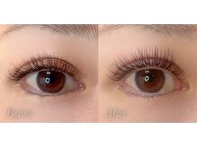 ルシーダ(Lucida*)の雰囲気（&Healthyで下がりまつ毛の方も根元から綺麗に上がります。）