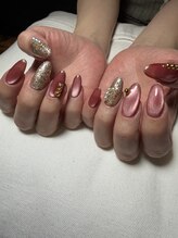 ハーティーネイル 自由が丘南口店(heartynail)/マグネット/ラメ/ホロ/フレンチ