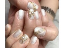 エンヴィ(ENVY)/ミラーでリボンネイル