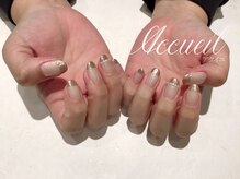 アクイユ 銀座店(ACCUEIL)/上品ミラーネイル
